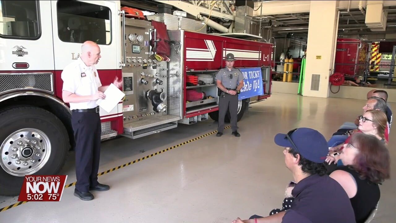 Allen County organizations advocate seatbelt use at "Click It or Ticket" campaign kickoff event